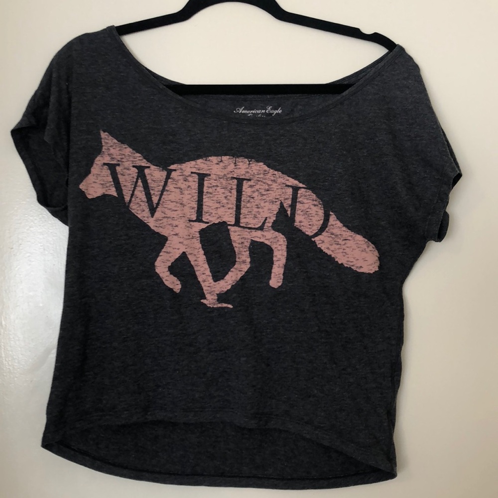 American eagle off the shoulder top